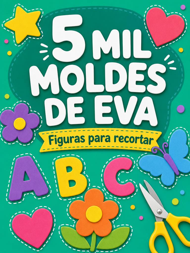 Prévia do bônus 5 Mil Moldes de EVA
