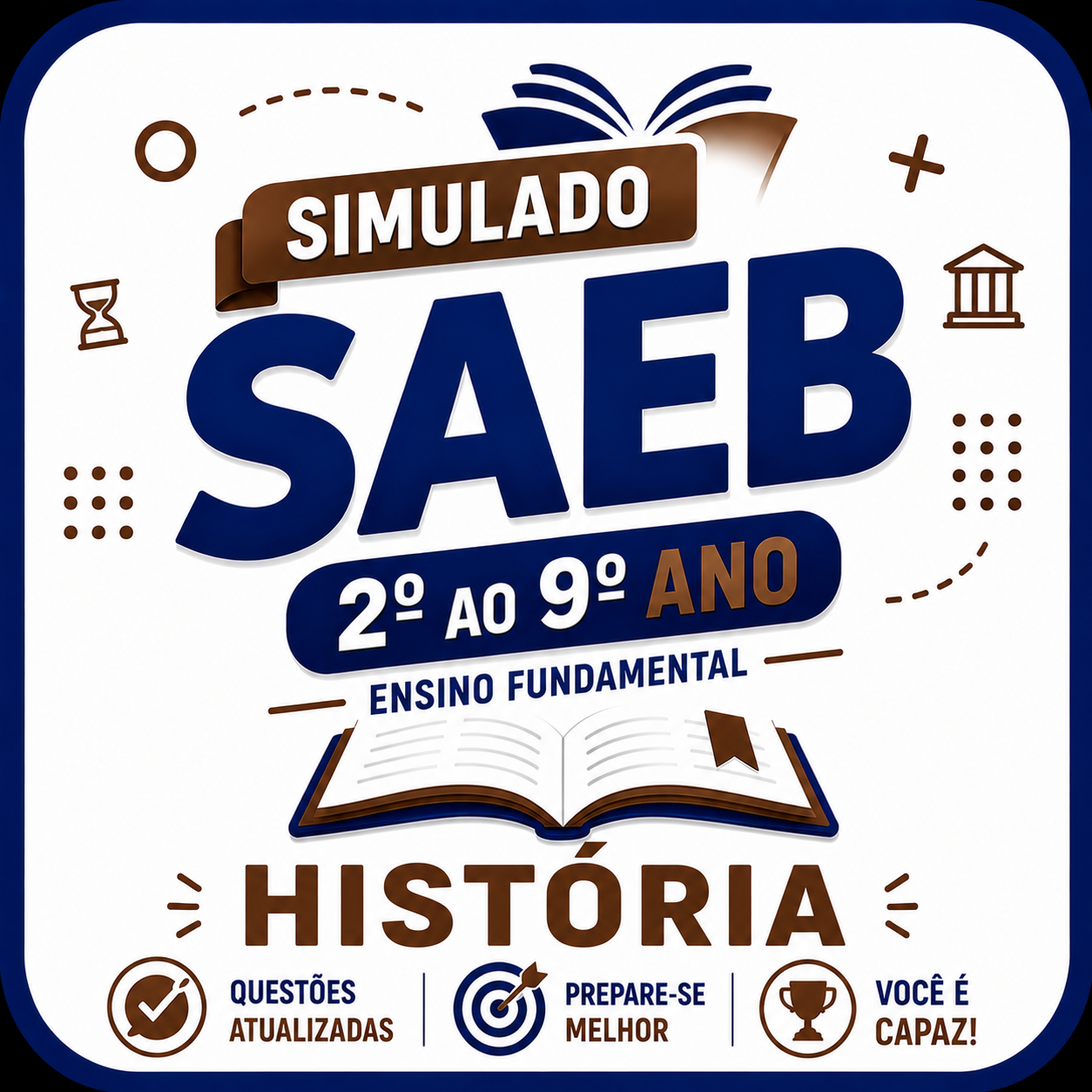 Simulado SAEB de História, do 2º ao 9º ano